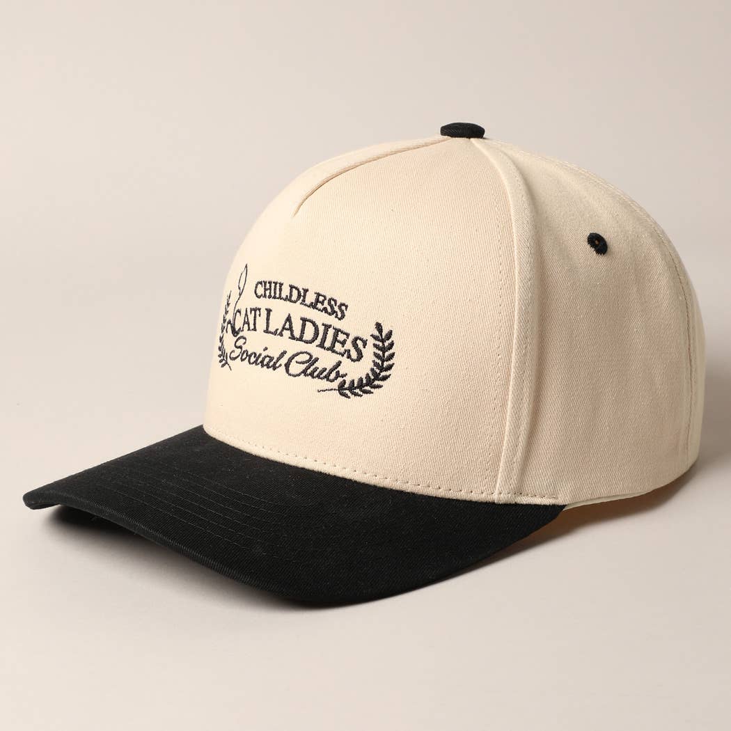 Fashion City - Wholesale Trucker Hat - Unisex - Cat Ladies Social Club Trucker Baseball Cap7