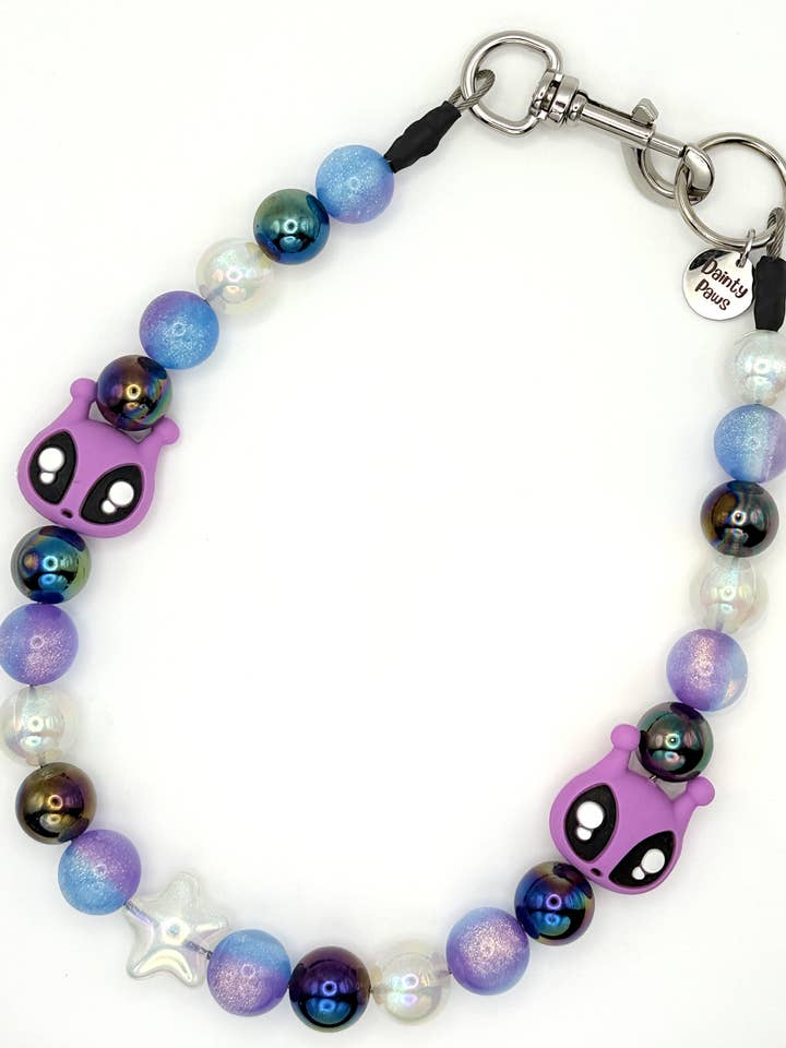 Visitante da Luz das Estrelas | Coleira de Cão com Missangas por atacado de Dainty Paws