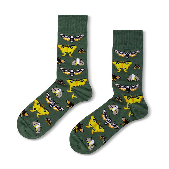 Motten - Große Crew-Socken für den Großhandel von Yellow Owl Workshop