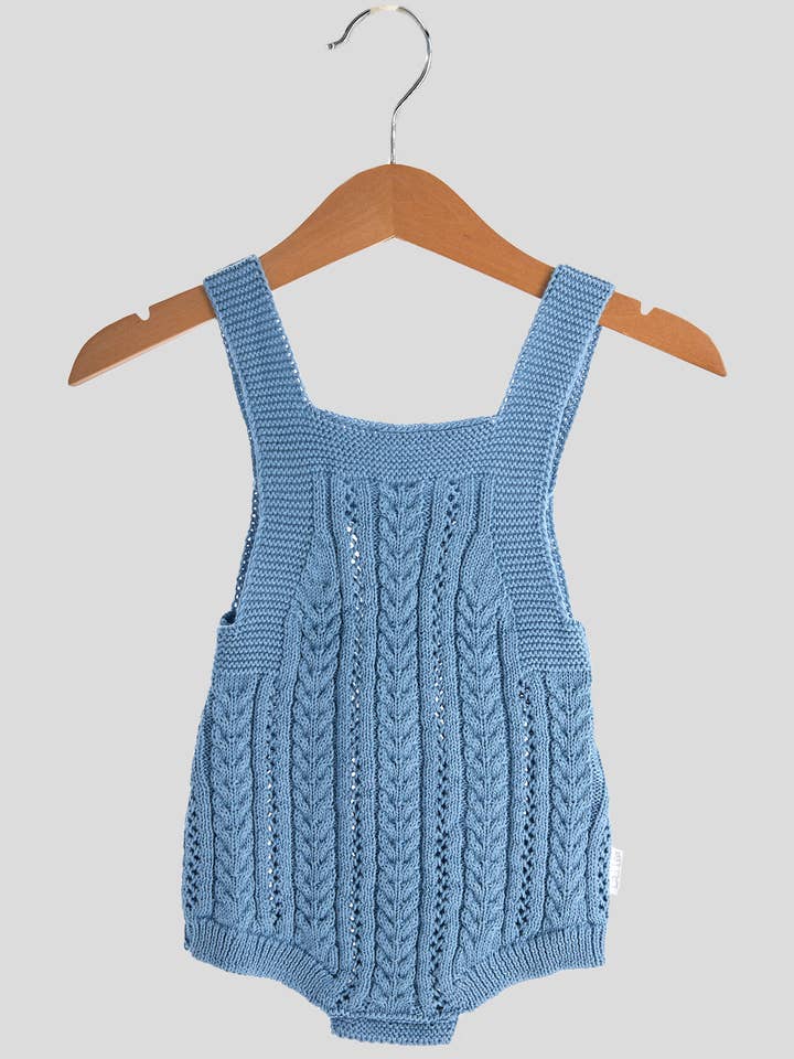 Amorim Gerações, LDA - Vente Barboteuse – bébé - Tricot Doux Coton Blé 0620B3