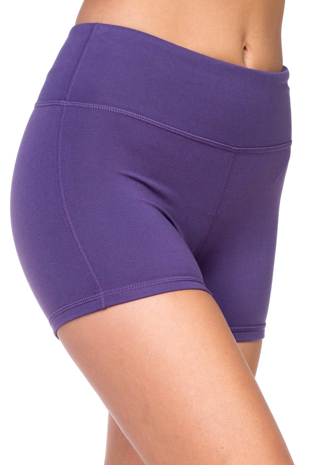 ITZON - Wholesale Athletic Shorts - Women's - SYL100 - Womens Active Fitness Yoga Shorts2