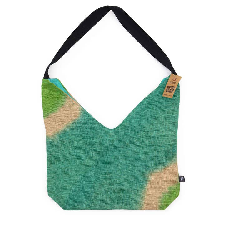 Soft Blend Shoulder Tote - Teal for wholesale by Ancient Wisdom