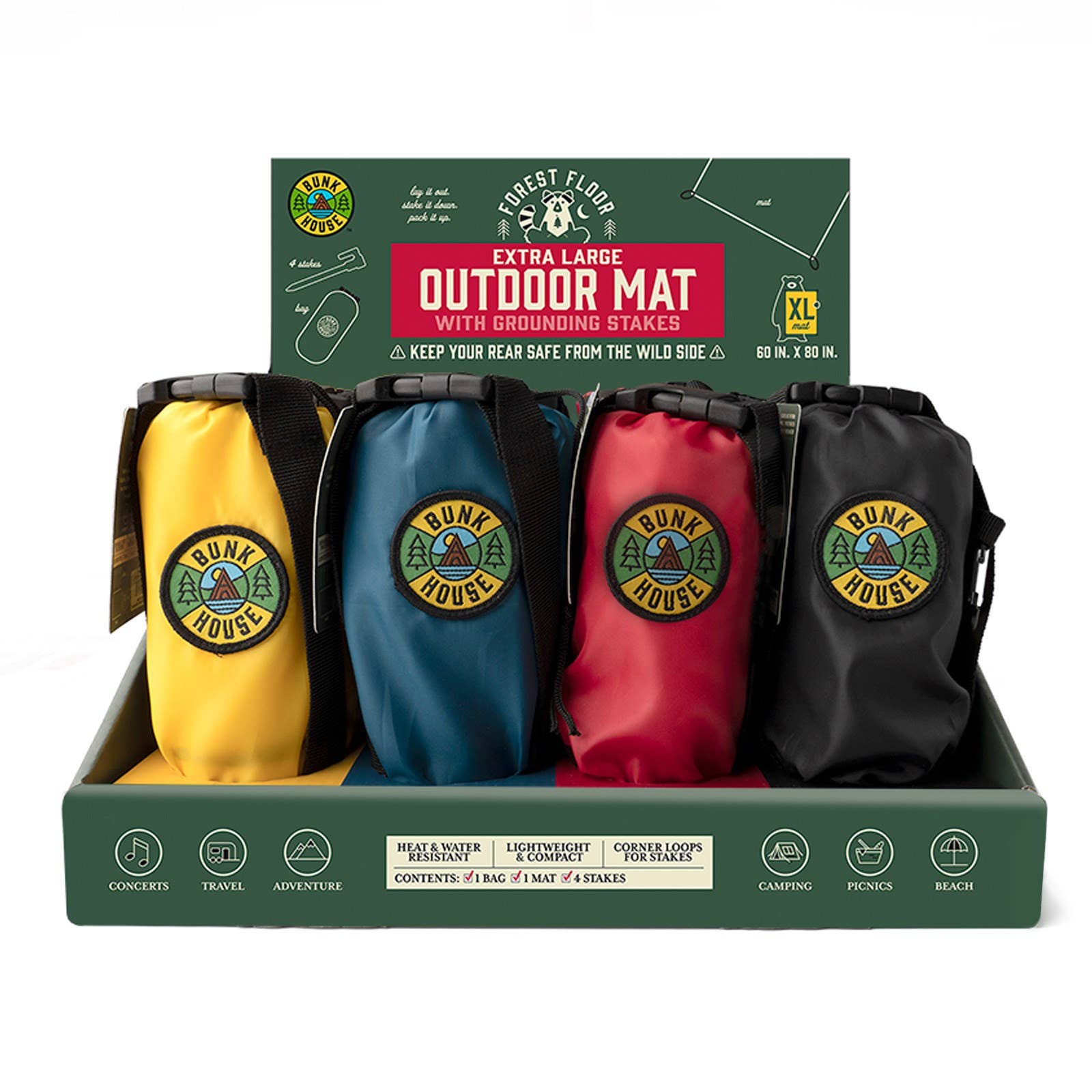 DM Merchandising - Wholesale Picnic Blanket - Bunk House Forest Floor Outdoor Mat1