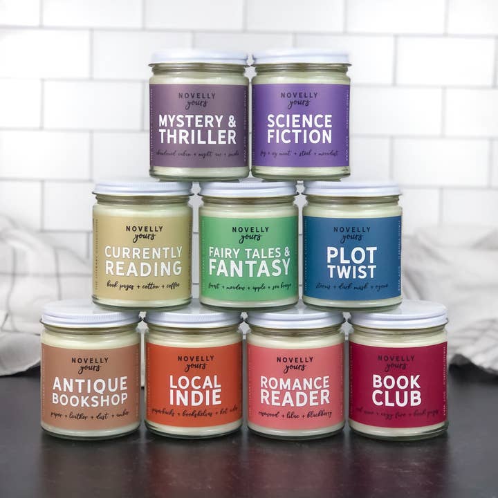 Novelly Yours - Wholesale Jar/Filled Candle - Local Indie candle