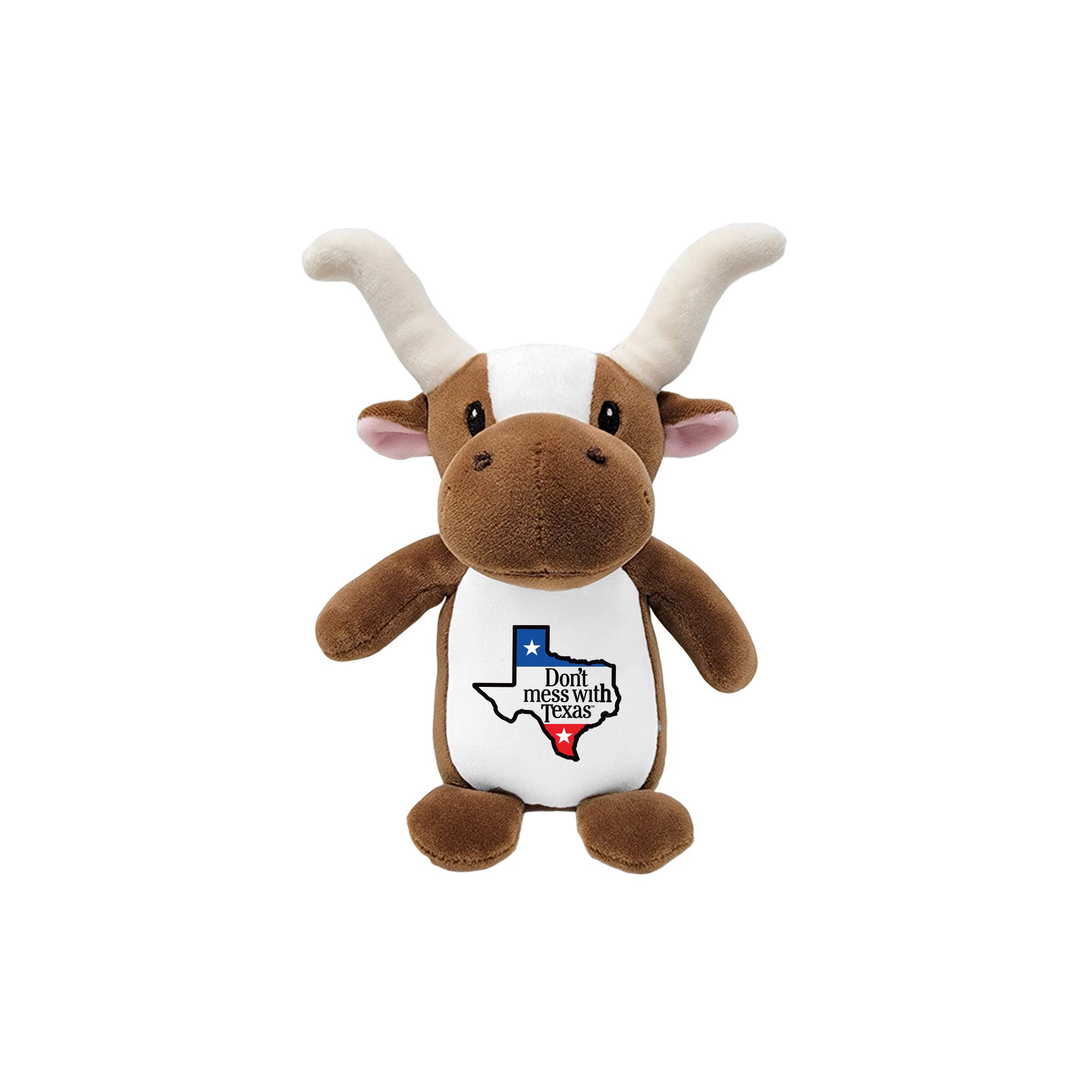Plushology® by RGU - Wholesale Stuffed/Plush Toy - Kids & Baby - 6" Squishy Longhorn Plush Animal • Don't Mess with Texas0