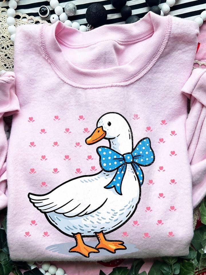 Goose Bow Inside Out Sweatshirt for wholesale by Ace of Grace