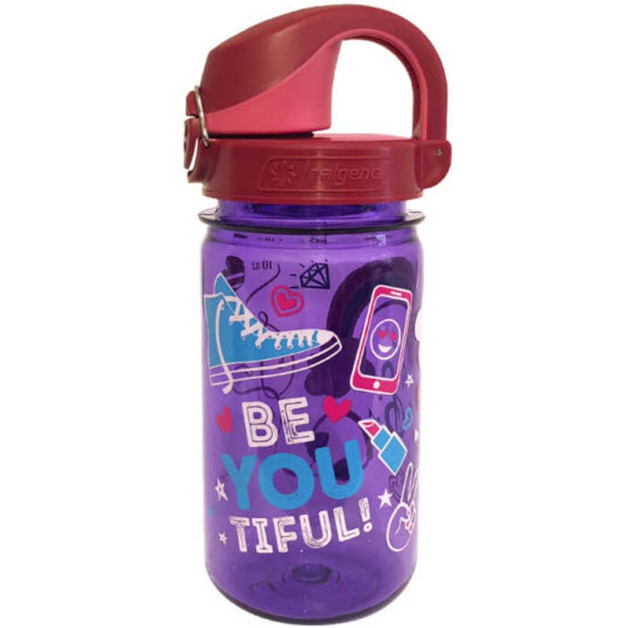 One Bay Distribution - Wholesale Water Bottle - Nalgene 12oz Kids OTF On-The-Fly Sustain Bottle-50% Recycled16