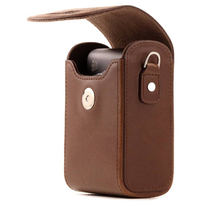 Londo - Venta al por mayor Bandolera - Mujer - Funda de cuero con correa para cámara MegaGear Nikon Coolpix A1000, A900