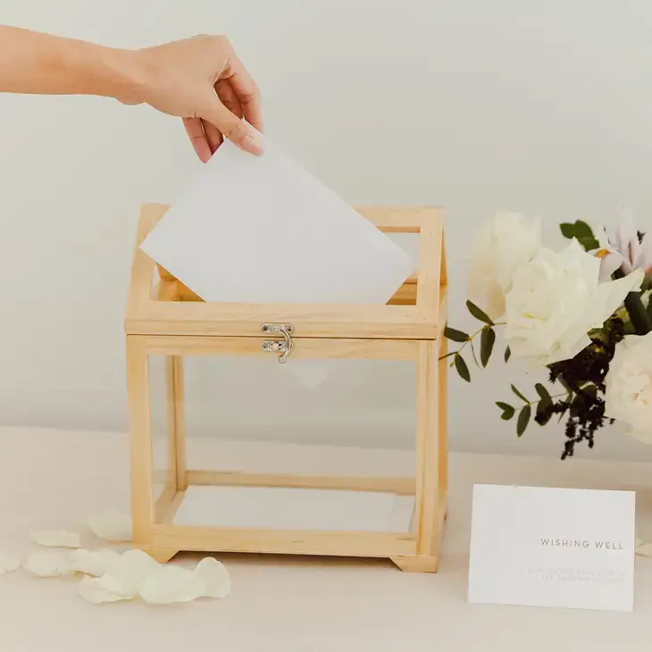 Weddingstar Inc. – wholesale Prydnadslåda – Önskbrunnslåda med råd och önskekort - tom1