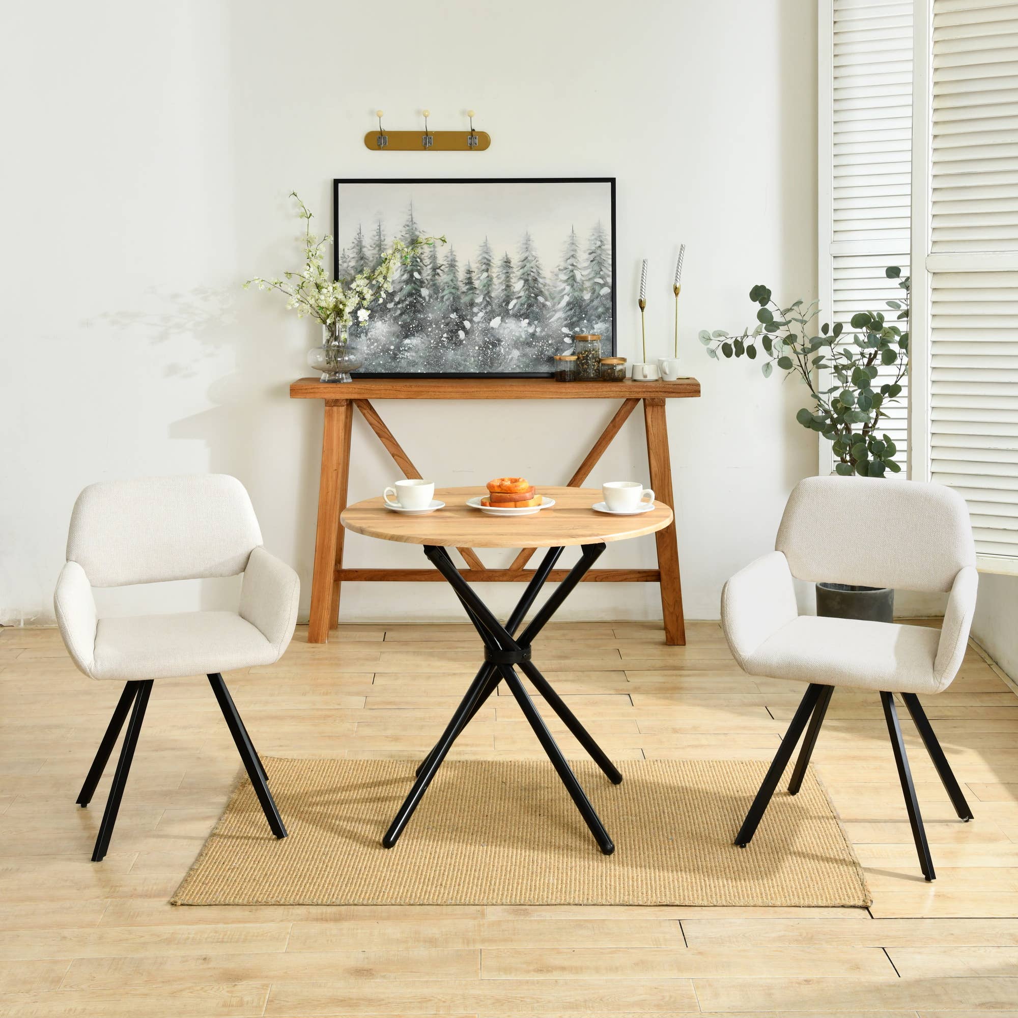 39F Inc. - Wholesale Side Table - 31.5IN Round Dining Table for for Dining, Coffee Break Work8