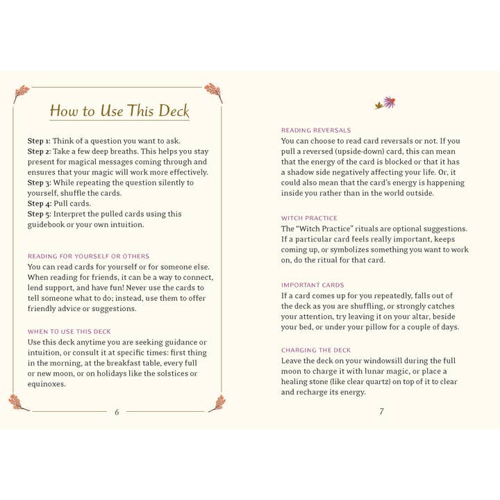 Chronicle Books - Wholesale Tarot Cards - Little Witch's Oracle Deck12