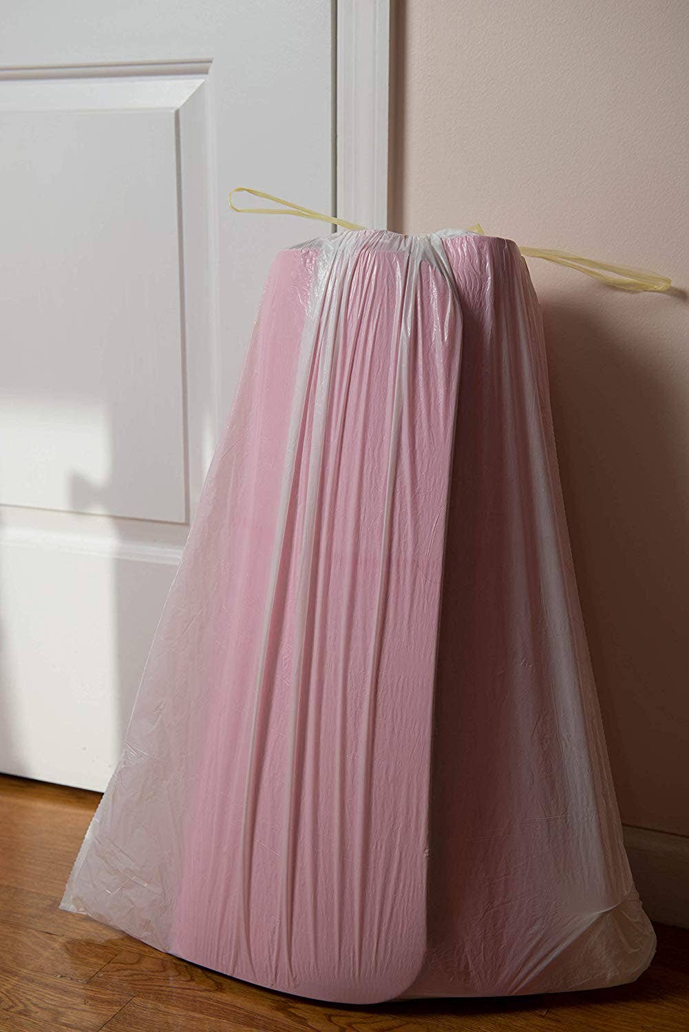 EcoQuality - Wholesale Trashcan/Trash Bin - Plastic Trash Bags - White Tall Kitchen Garbage Bags (13 Gal2