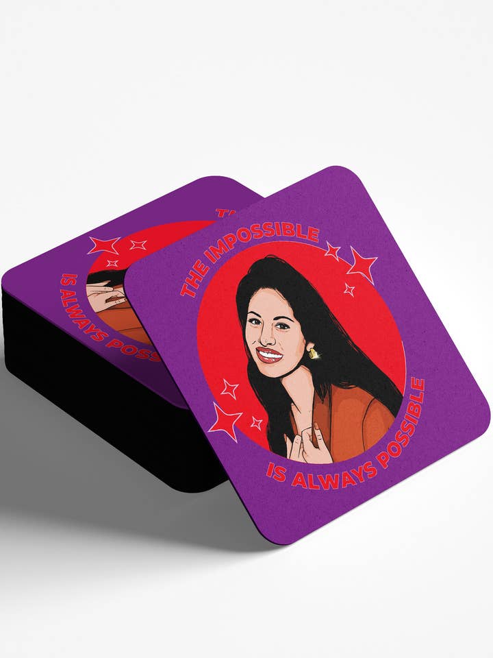 Selena Square Coaster for wholesale by Studio Soph (We Pay Your Import Fees - We Ship DDP)