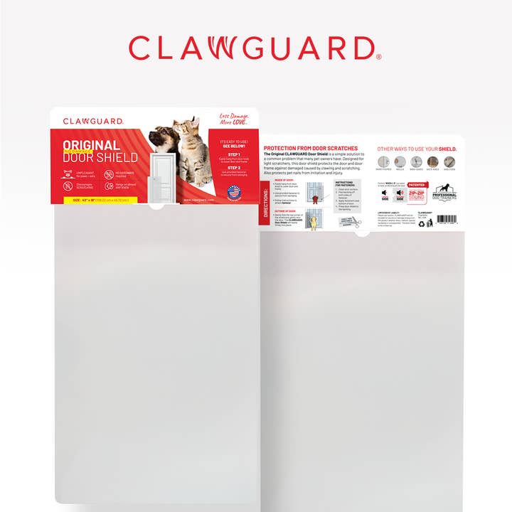 CLAWGUARD - Wholesale Pet Paw Protection - Original CLAWGUARD Door Shield - Door, Door Frame and Wall Protection10