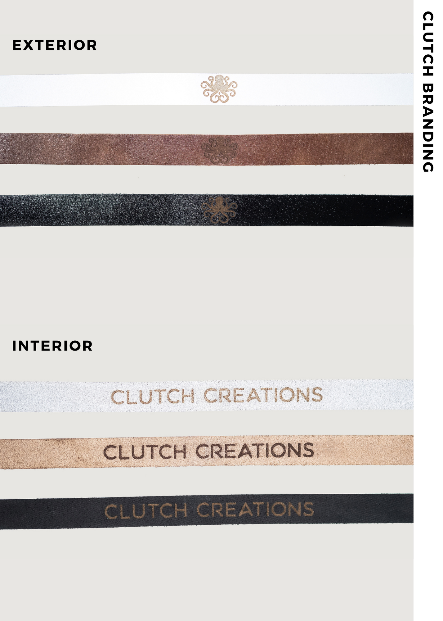 Clutch Creations - Wholesale Phonecase Strap - White Leather Detachable Cross-Body Phone Strap3