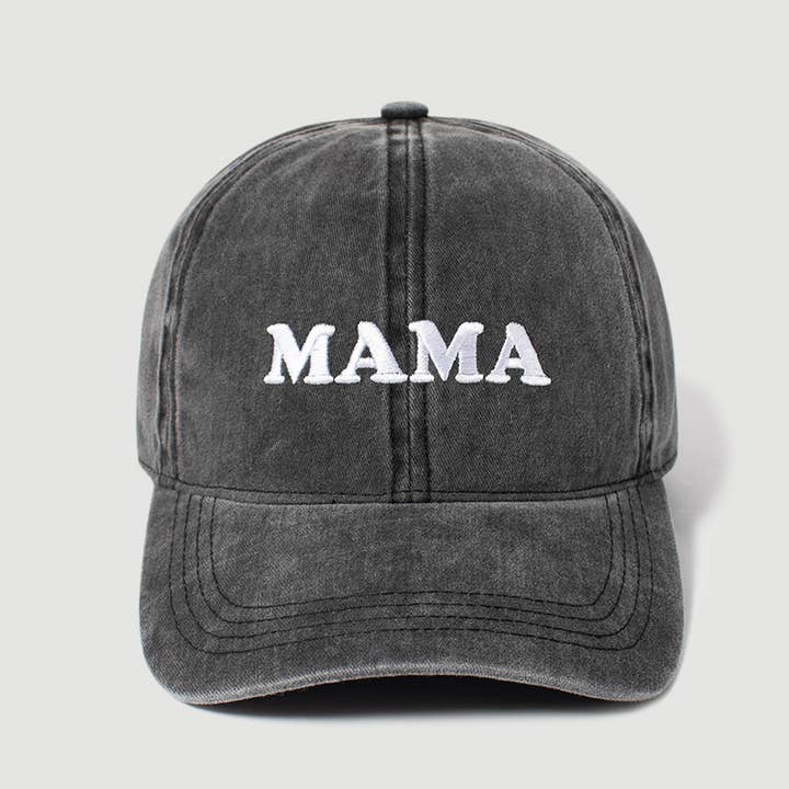 David And Young - Wholesale Baseball Cap - Women's - MAMA Print Baseball Hat