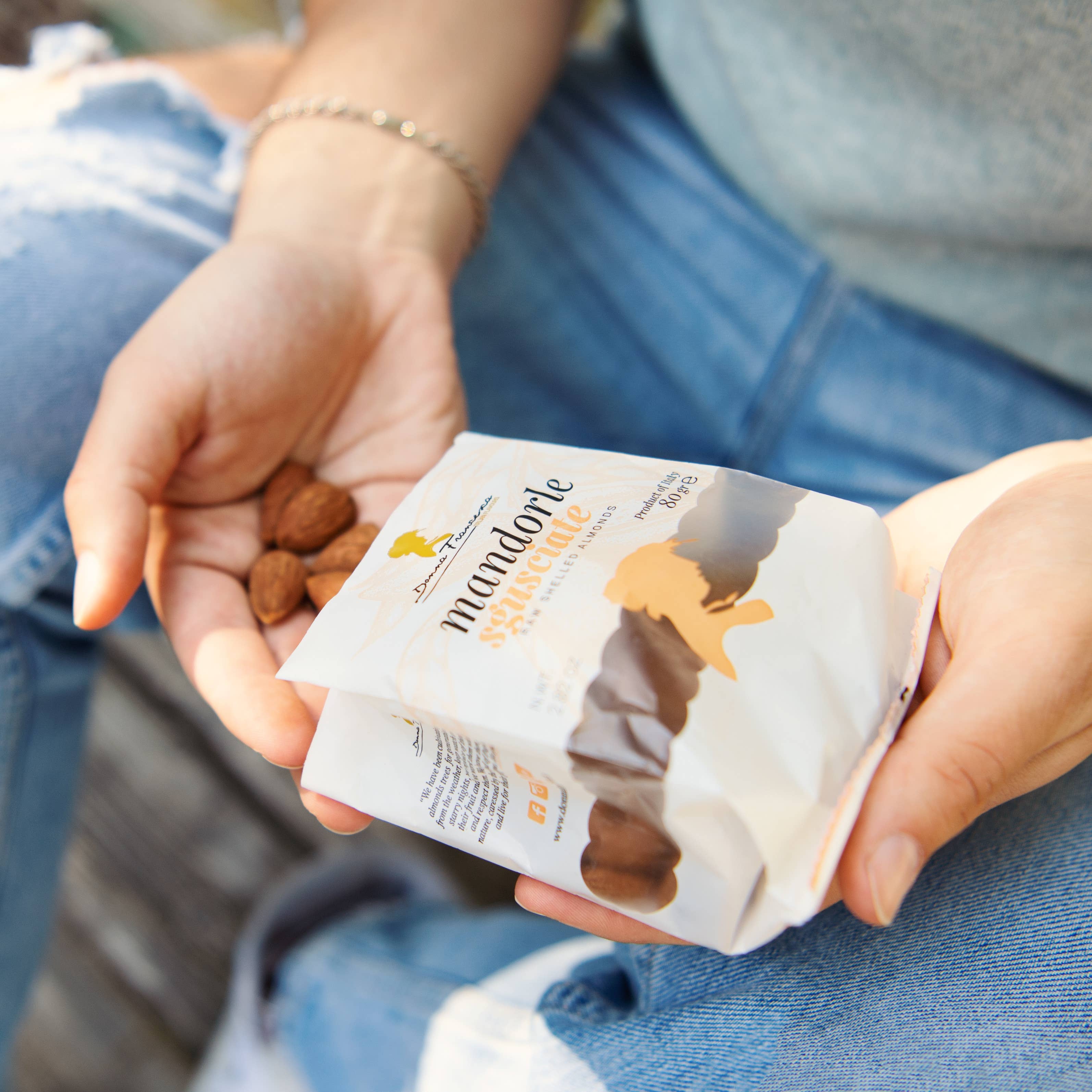 Donna Francesca – Frutos secos por atacado – Amêndoas Descascadas 80 g - Qualidade Premium da Itália3