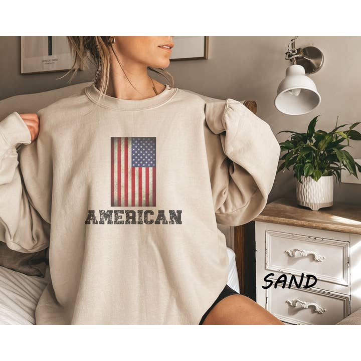 Sweatshirt USA 4 de Julho por atacado de Roll.Flow.Infinite.