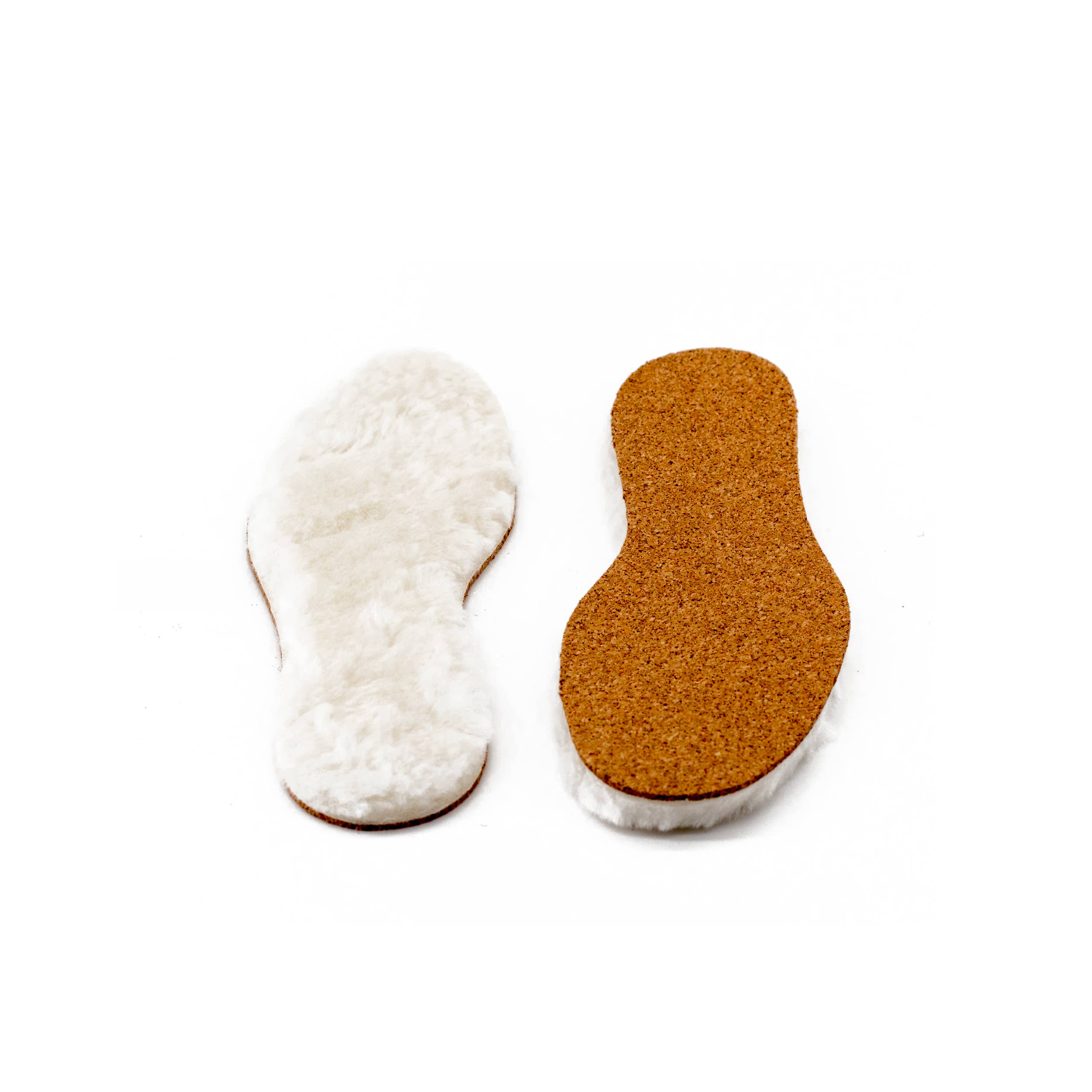 D.grandiose - Wholesale Inserts/Soles - Unisex - White cork sheepskin soles