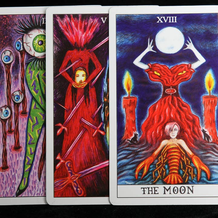 SCB – Cartas de tarô por atacado – Tarô Oscuro: Versão em Alemão, Italiano e Português7