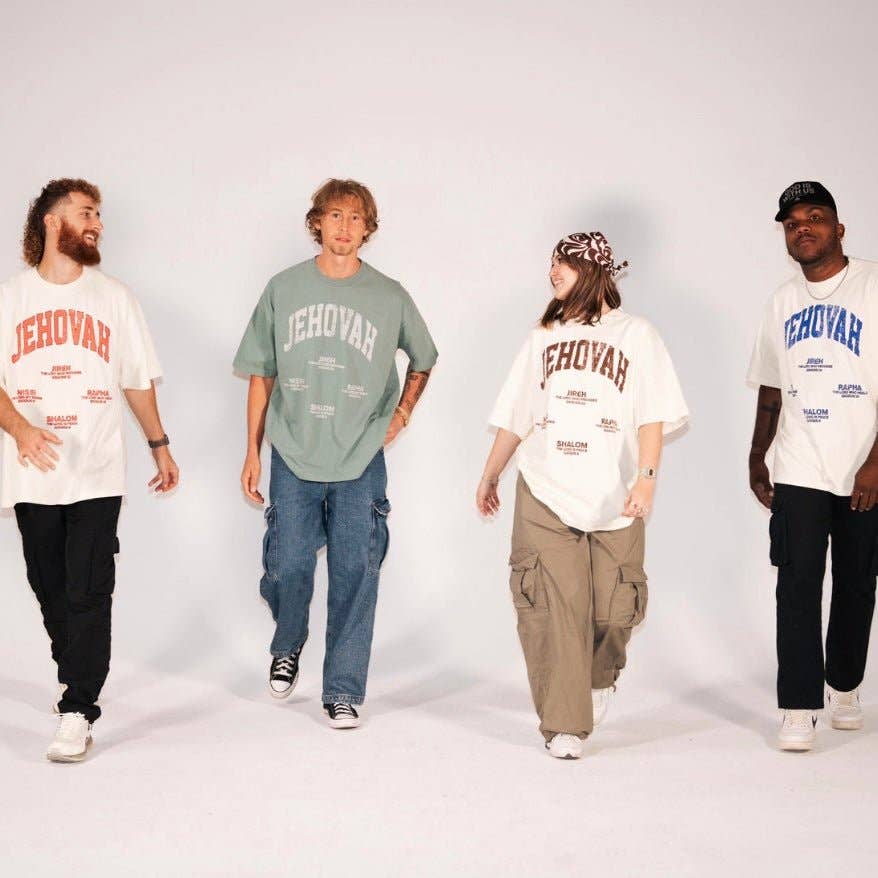 Malta Apparel LLC - Venta al por mayor Camisa - Unisex - Camiseta JEHOVAH - Crema/Marrón4