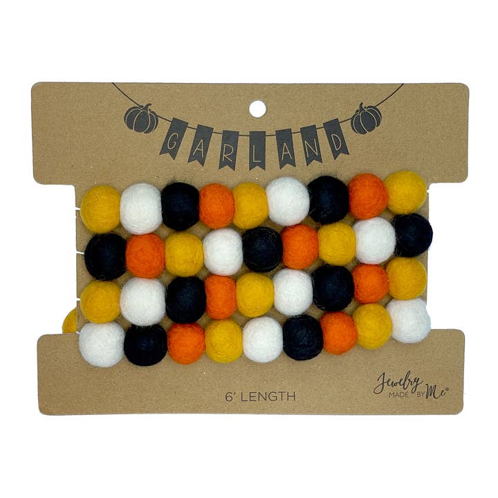 Jewelry Made by Me - Vendita all'ingrosso Bandierine/Ghirlande - Ghirlande autunnali di Halloween 1,8 m Collezione 27 pezzi, 9 stili6