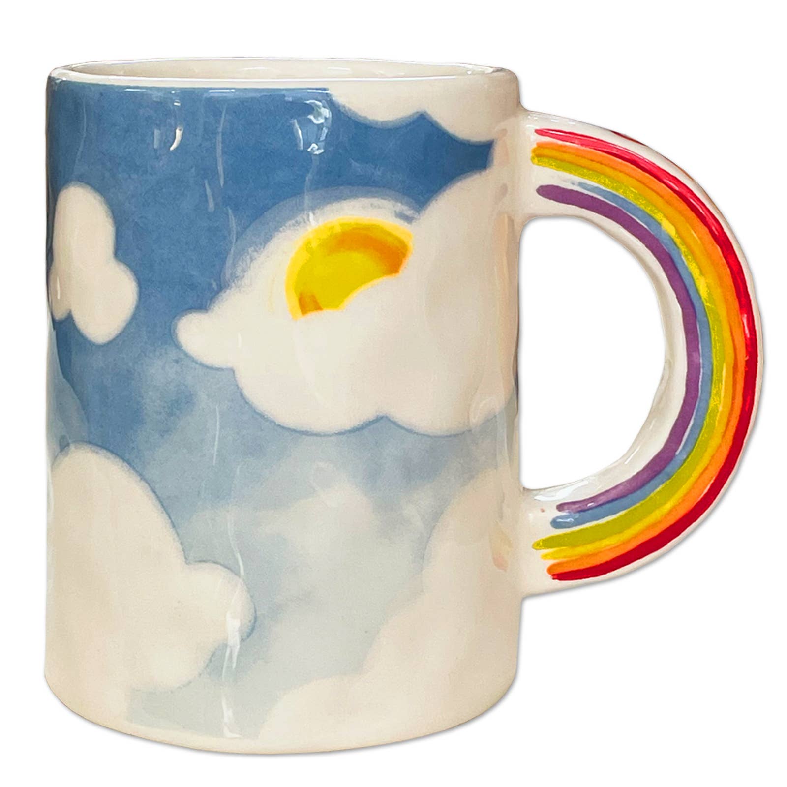 SF Mercantile - Wholesale Coffee Mug - CA Rainbow Mug1