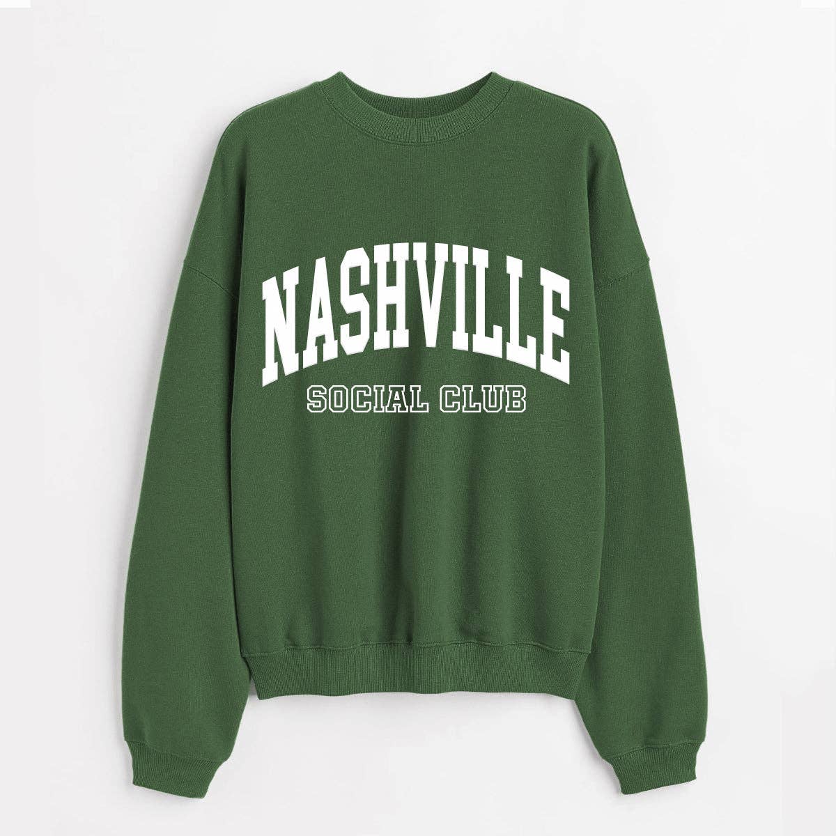 House of Lulu – Engroshandel Grafisk Sweatshirt - Dame – Brugerdefineret City Social Club Sweatshirt1