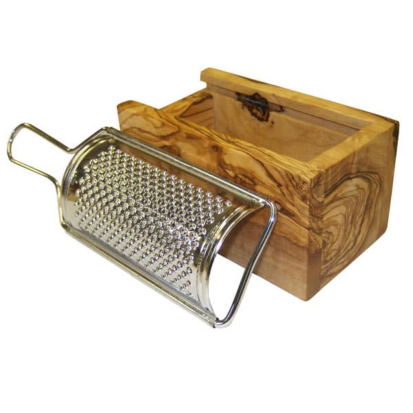 Naturally Med Inc. - Wholesale Grater - Olive Wood Cheese Grater with Box3