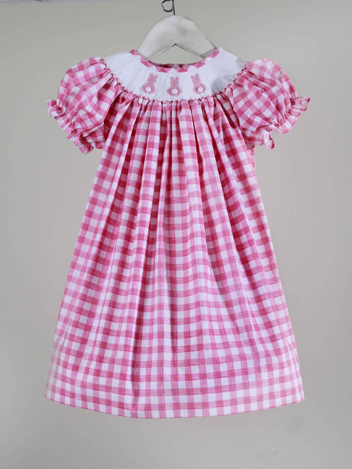Robe Zoey Lapins Roses Doux pour la vente par Charming Little Ones