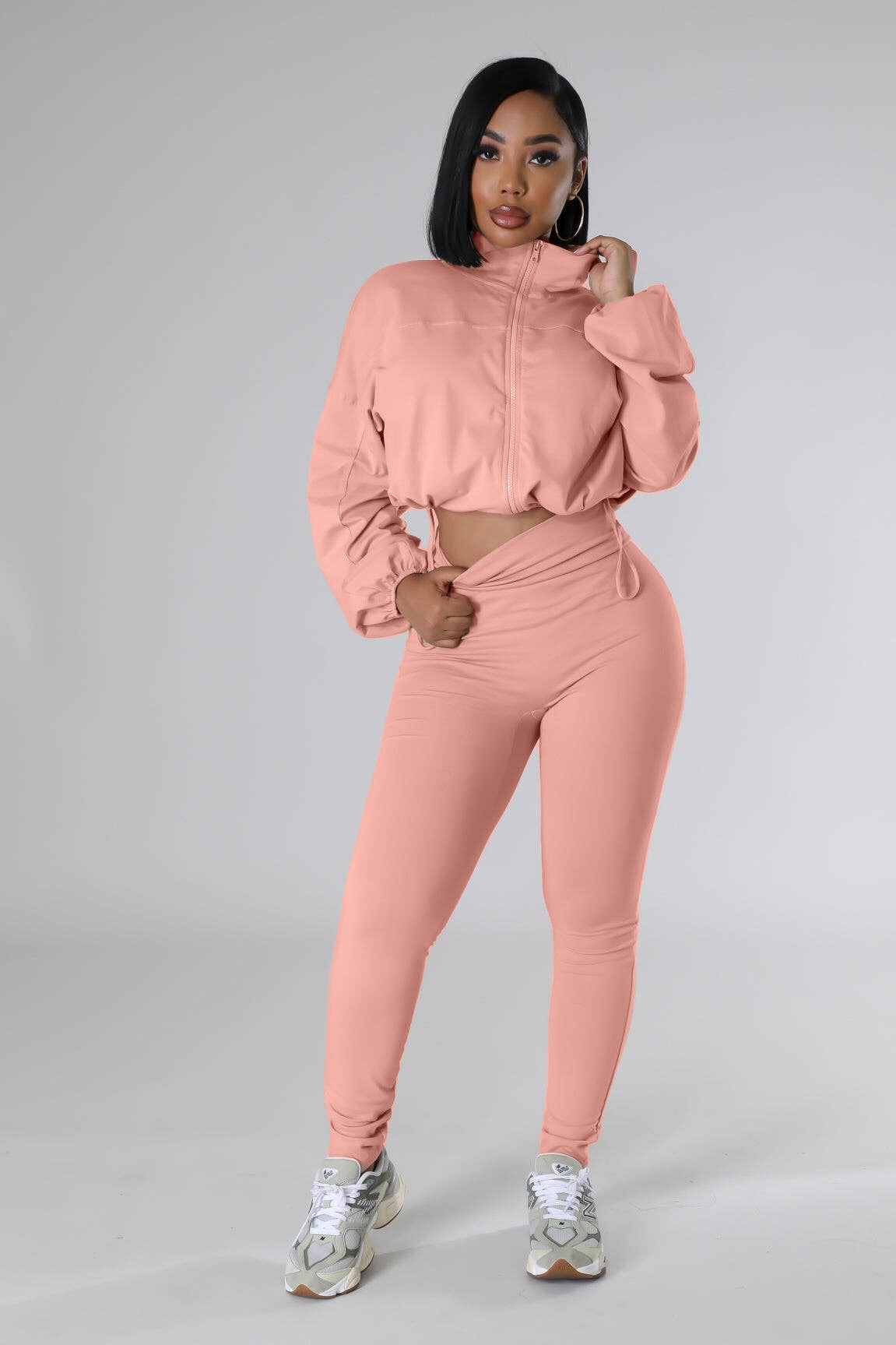 5besties inc - Vente Ensemble haut et pantalon (PAS d'intérieur) - Femme - ENSEMBLE COUPE-VENT ZIPPÉ ET LEGGING12