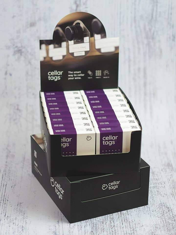 Cellartags Plum - Carton - 16 Packs for wholesale by Cellartags