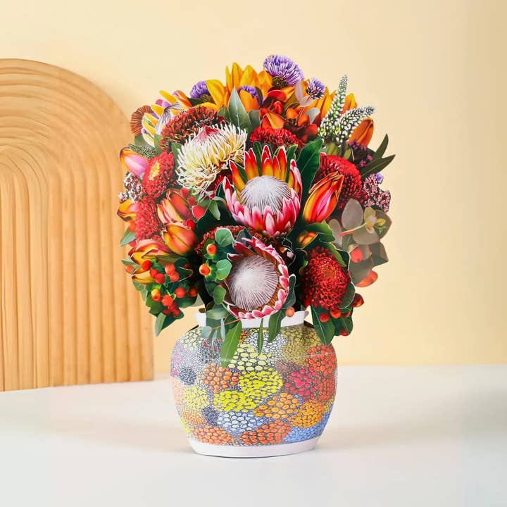 PetalPal - Wholesale Everyday Greeting Card - Illawarra Essence Pop-Up Bouquet