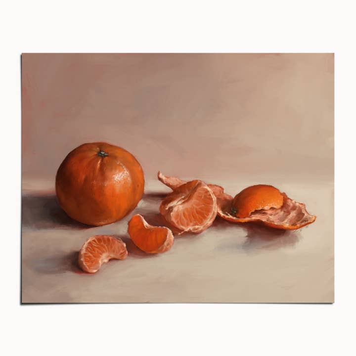 The Ugly Cat Studio - Wholesale Art Print - Clementine Still Life Art Print1