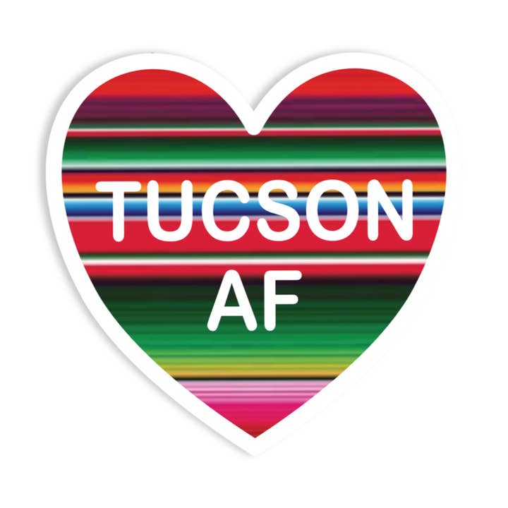 Tucson AF Hart Serape Vinyl Sticker van Hoge Kwaliteit voor wholesale door Juju and Moxie