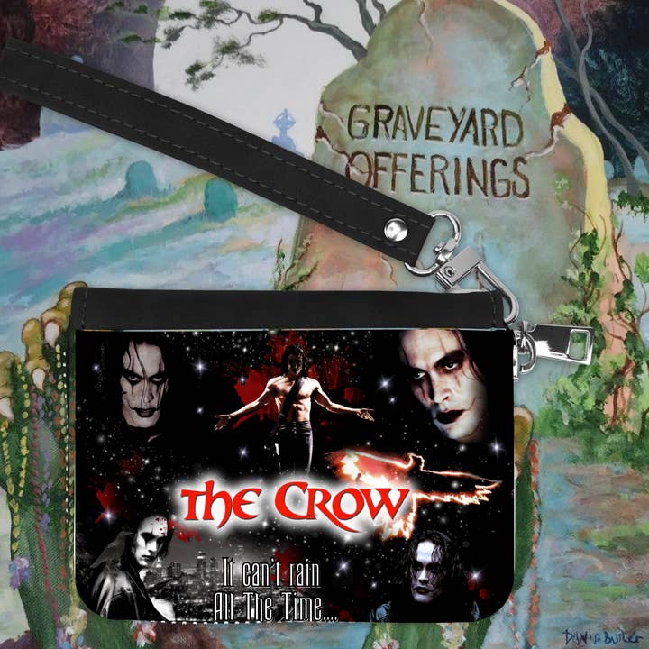 The Crow Coin Purse for wholesale by Graveyard Offerings
