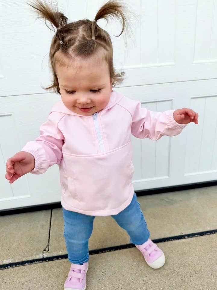 Lettie Grays Clothing - Vendita all'ingrosso Giacca antivento - Bambini - Giacca a vento rosa pastello
