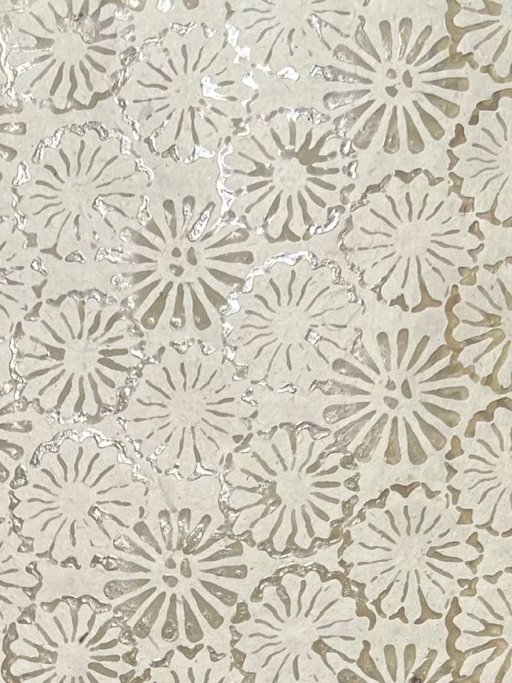 Flor flutuante batik, creme por atacado de Giftsland