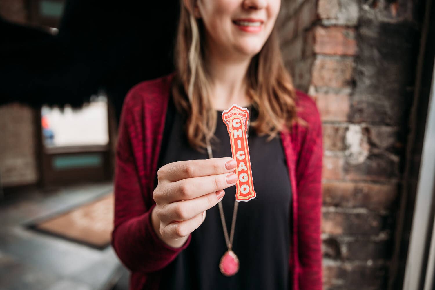 Lettering Works - Vente Autocollant - Autocollant théâtre de Chicago2