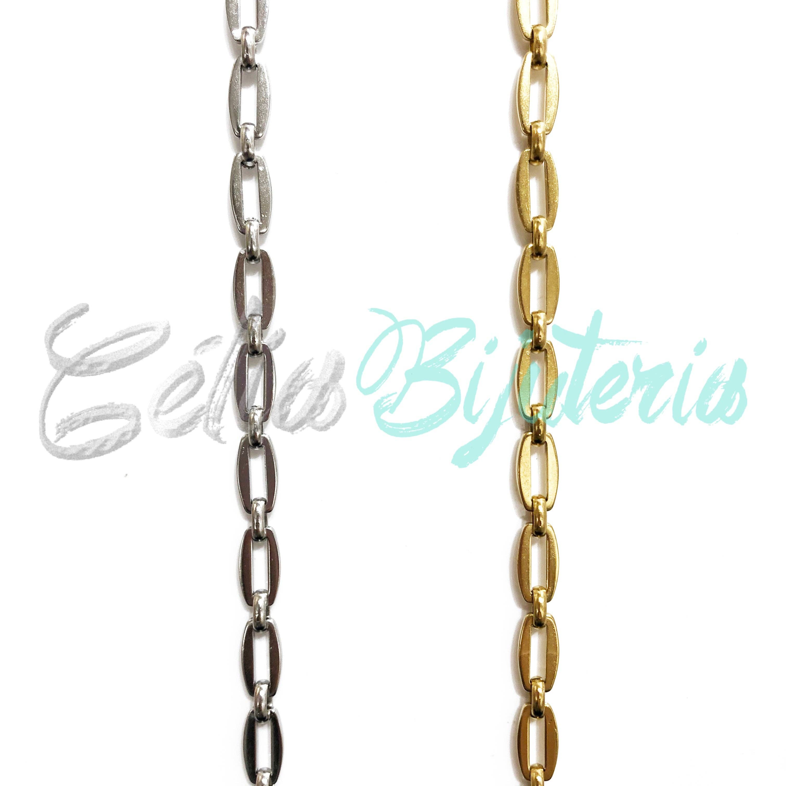 Celli Biju - Wholesale Schakelketting - Roestvrijstalen stroom per meter1