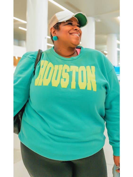 Sugar Stitch - Wholesale Graphic Sweatshirt - Women's - Custom Magic Puff Big Letter Sweatshirt
