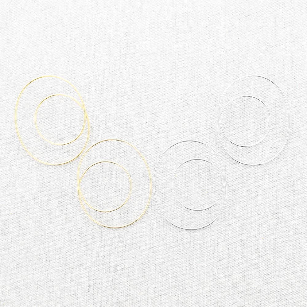 Sonata - Wholesale Hoop Earrings - Irregular Shape Steel Earrings2