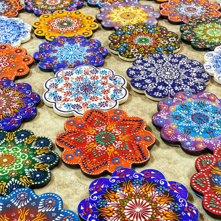 Mediterranean Collection - Wholesale Trivet - Ceramic Turkish Handmade Trivets