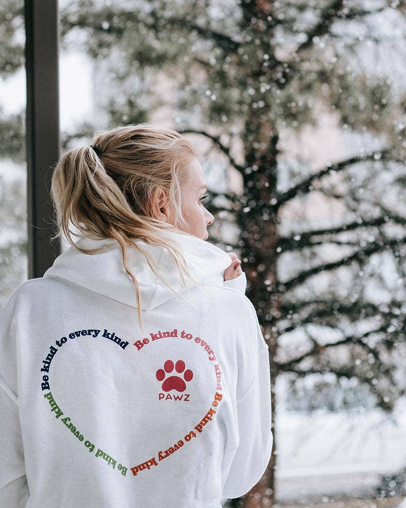 PAWZ - Wholesale Hoodie - Women's - Be Kind to Every Kind Open Heart Hoodie4