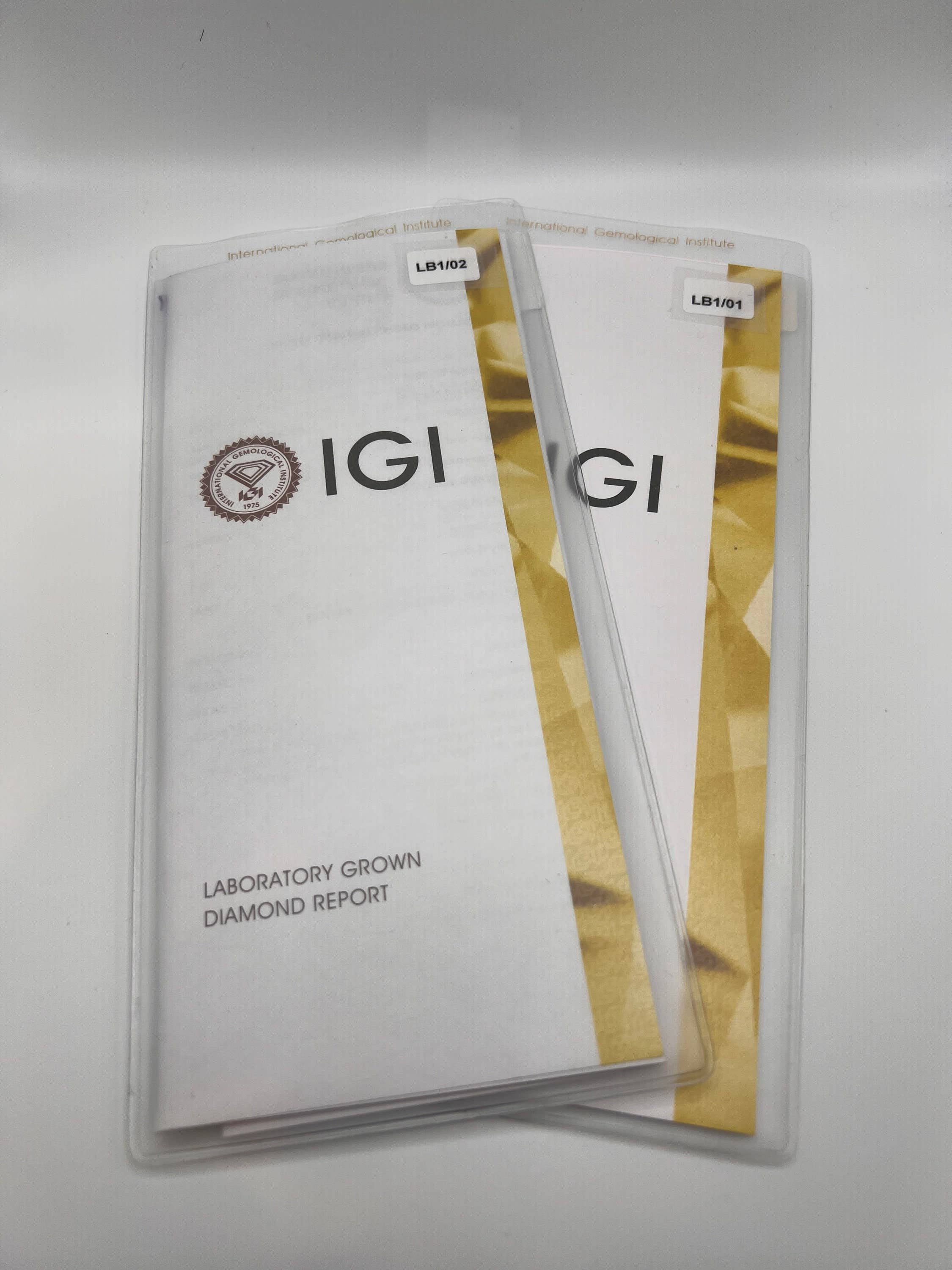 Elegant Jewels LLC - Vente Clous d'oreille - Boucles d'oreilles en or 14KT avec diamants ronds de laboratoire .5 CT8