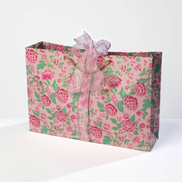 Globe Enterprise - Wholesale Gift Bag - Peony Handmade Gift Bags - come in different sizes