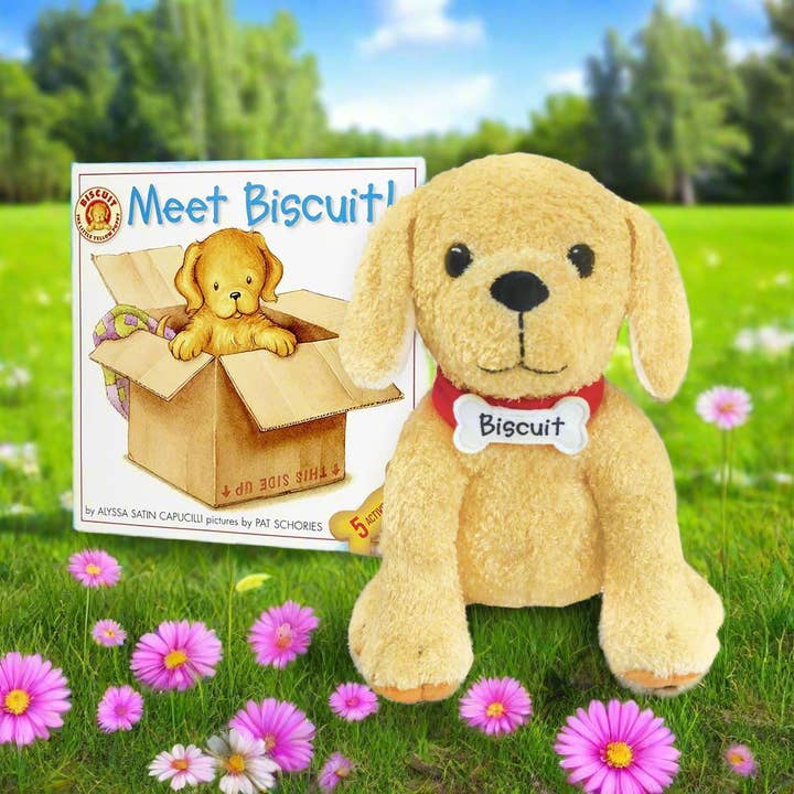 MerryMakers - Wholesale Stuffed/Plush Toy - Kids & Baby - Biscuit Plush with paperback book1