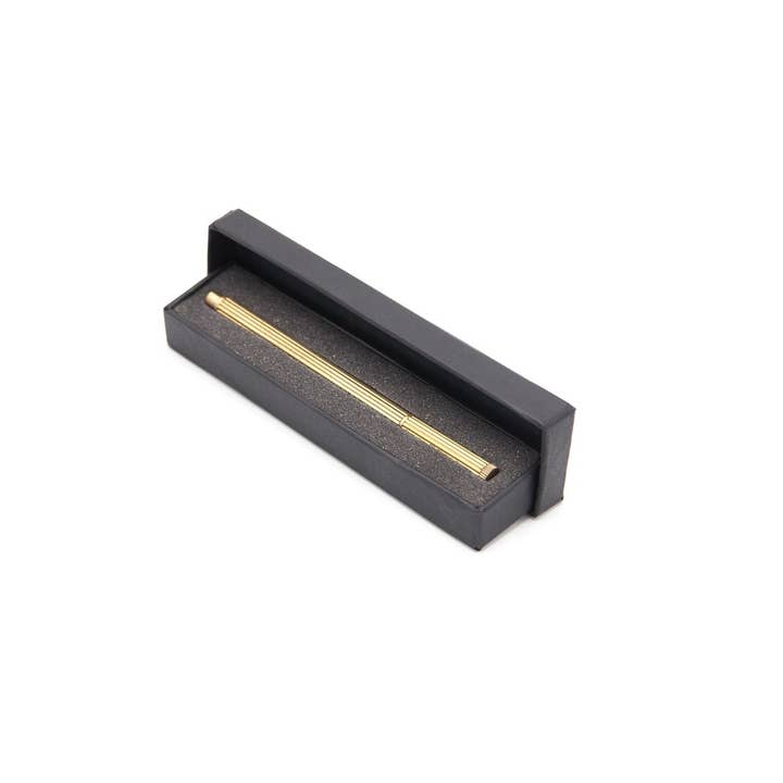 Brut Homeware - Wholesale Pen - Brass Pen Striped