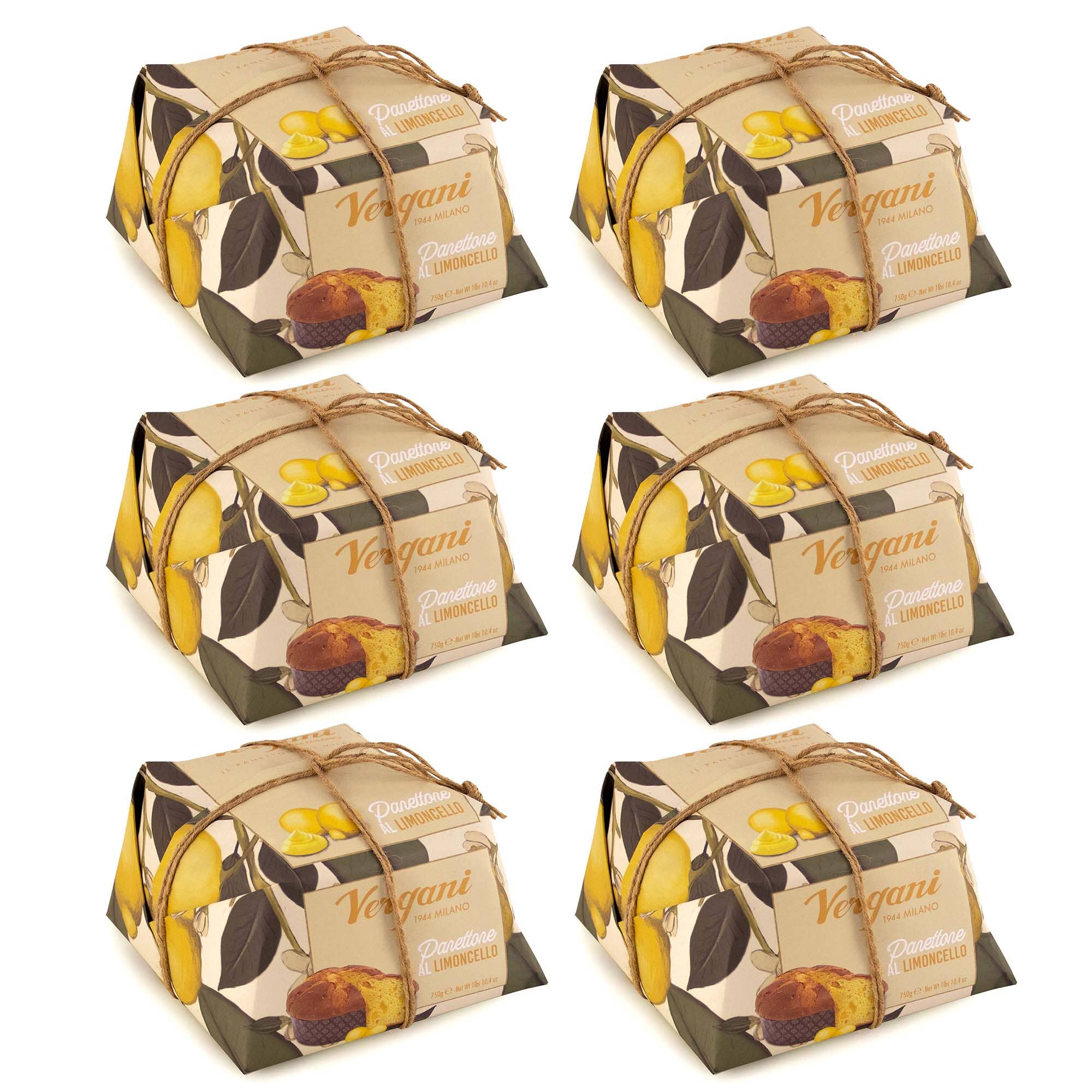 Food To Live - Wholesale Cake - Vergani Limoncello Panettone - 750g (1.65 lb)7