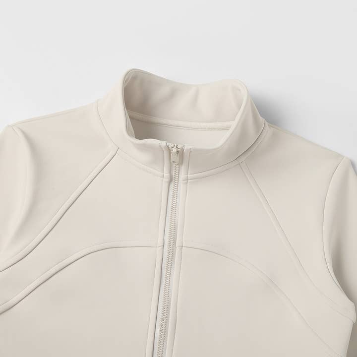 Sodalemon - Wholesale Athletic Jacket - Women's - Women Winter Fleece Zipper Thumb Hole Sports Jacket6